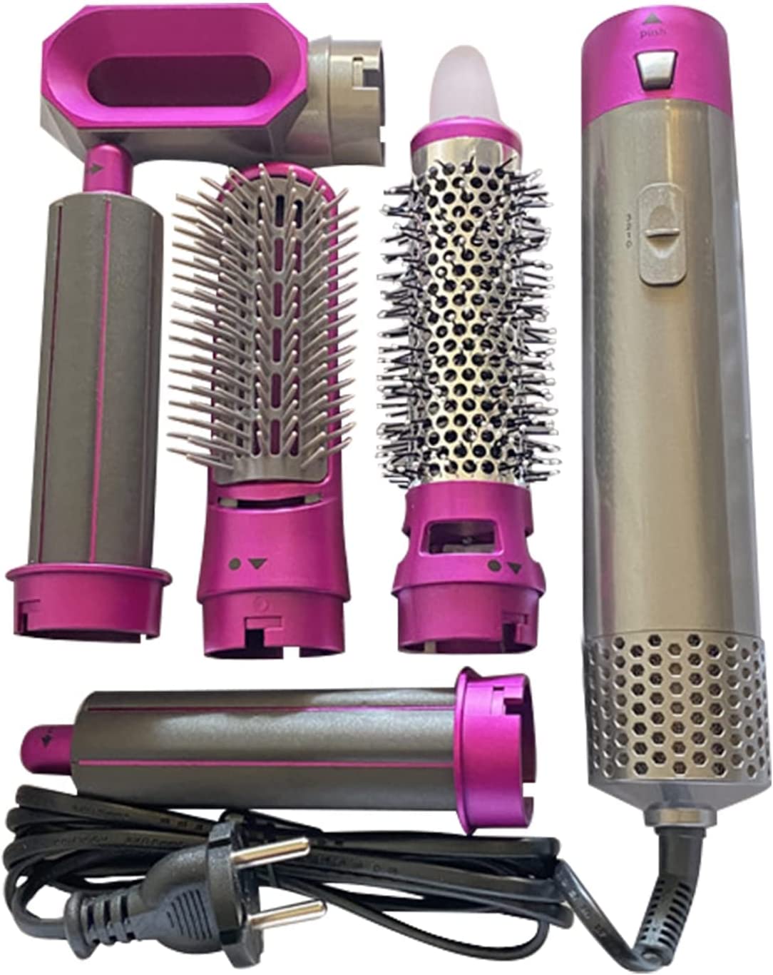 combo cepillo 5 en 1 y borrador cristal